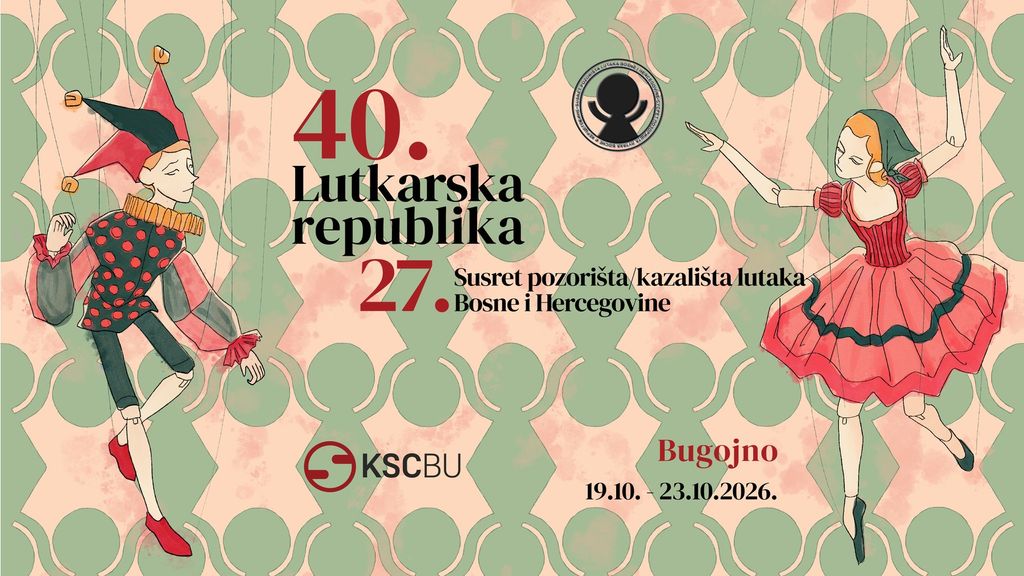 Plakat 27. susreta pozorišta/kazališta lutaka BiH